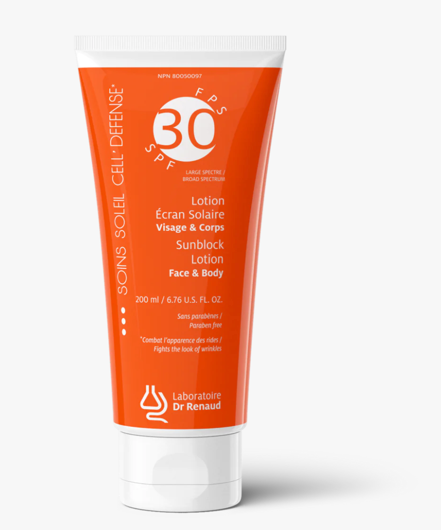 LOTION SOLAIRE - VISAGE ET CORPS - LARGE SPECTRE FPS 30 (MINÉRAL)