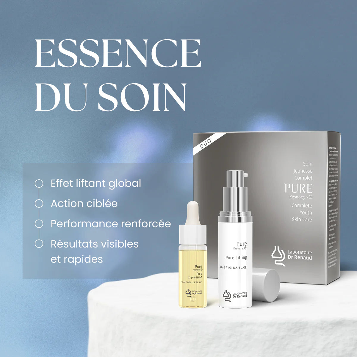 Traitement Duo Pure Kronoxyl-9 Soin Jeunesse Complet  4